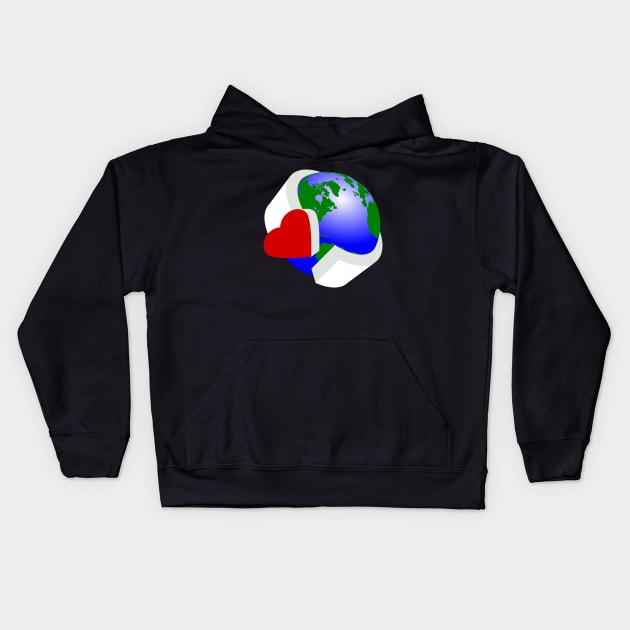 Earth Day Kids Hoodie by mailboxdisco